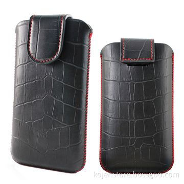 Cell Phone Cases for iPhone 5, Made of PU Leather with Retractable Pull-tab, OEM Orders Welcomed